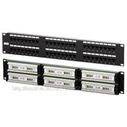 Hyperline PP2-19-48-8P8C-C5e-110D Патчпанель 19, 48xRJ45, UTP, Кат. 5е Dual IDC (арт. PP2-19-48-8P8C-C5e-110D)