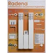 Радиатор Биметалический Radena 500/80 1 секция фотография
