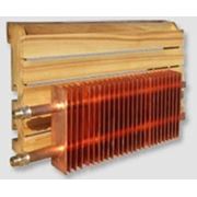 Радиатор отопления медный ClassicStyle 1.045 кВт проходной с фитингами, с кожухом