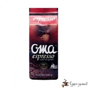 Кофе OMA 100% натуральный жареный в зернах Espresso 500г фотография