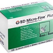 Иглы для инсулиновых шприц ручек, BD Microfine Plus 31 G
