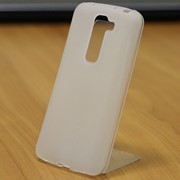 Чехол силиконовый матовый для LG G2 mini белый фотография