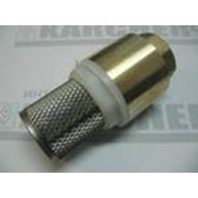 Обратный клапан 1“ с фильтром фото