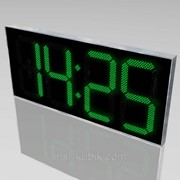 Часы-термометр светодиодные уличные 2100х1000 мм