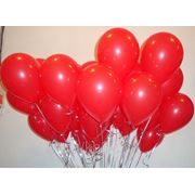 Букет из 30-ти красных шариков фото