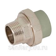 “Американка“ полипропиленовая ST U25M4 25 - 3/4“ M (серый) фото