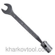 Ключ рожково-накидной шарнирный 18мм Intertool XT-1418