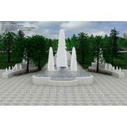 Индивидуальный проект городского фонтана фото