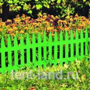 Забор “Частокол“ зеленый фото