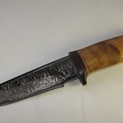 Нож туристический НС-63 с гравировкой, Златоуст