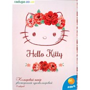 Цветная бумага А4 двусторонняя Hello Kitty HK15-250K 28923