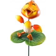 Штекер садовый “Утенок на цветке“ GS-AR3158-5 фото