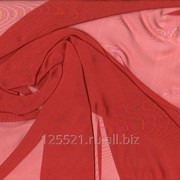 Ткань Органза рис.LS194 H-7 бордо, арт. 5211 фото