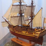 Модель парусного корабля, авторская работа