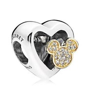 Серебряный шарм Pandora Disney Mickey & Minnie Love 802331203 фотография
