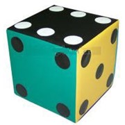 Мягкий игровой Кубик - зарик 30*30*30 см. фото