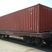 Доставка грузов контейнерами по железной дороге фото