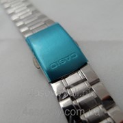 Браслет к часам Casio - нержавейка, цвет серебро 0999 фотография