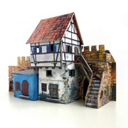 Конструктор Средневековый город: Дом у стены фото