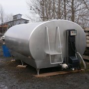 Танк охладитель молока Б/У DELAVAL 10000 закрытого типа объемом 10000 литров фото
