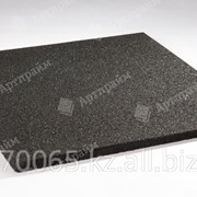 Резиновая плитка “Артпрайм“ 500*500*16, Чёрный фото