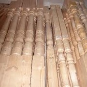 Столбы опорные деревянные