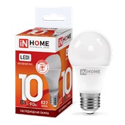 In Home Лампа светодиодная LED-A60-VC 10Вт 230В Е27 6500К 900Лм IN HOME 4690612020228 фото