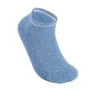 Термоноски укороченные (спортивные носки) 70% шерсть цветная овечья шерсть, цвет голубой фото