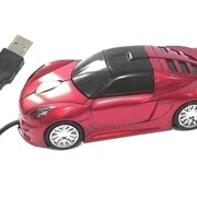 Мышь для ПК в виде автомобиля красная А7 USB