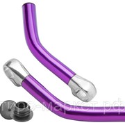 Рога на руль BLF-C1 алюминиевые пурпурные, арт. 440021 фото