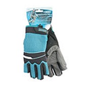 Перчатки комбинированные облегченные, открытые пальцы, AKTIV, XL // GROSS 90317