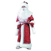Карнавальный костюм для детей Батик Деда Мороза из плюша детский, 32 (122 см) фото