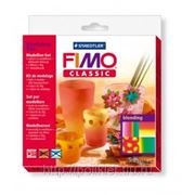 FIMO Сlassic набор для мастер-класса *Переход цветов* из 4-х разных Fimo classic блоков по 56гр.и инструкций арт.8003 33 L2 фото