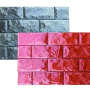 Плитка облицовочная фасадная ГЕТЬМАН 350x150мм(46кг-1м2) в 1 ящ.-0,47 м2. Цвет: серый, красный, коричневый. фото