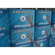 LAN кабель витая пара медный Cabletech UTP4 - 24 AWG - 4х2х0,51 мм фото