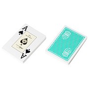 Карты для покера “Fournier Club Monaco“ 100% пластик, Испания, зеленые фото