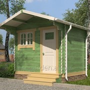 “Кигали“ (3.0х2.5x2.56 м). Садовый домик из Бруса 135х45мм фото