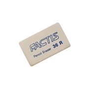 Ластик FACTIS мягкий из синтетического каучука, размер 39,5х23,5х9,2 мм фото