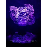 Светильник 3D 3DTOYSLAMP Мотоцикл 2 фото
