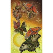 Панно из мозаики — Бабочки