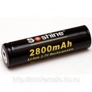 Аккумулятор Soshine 18650 (2800mA) фото