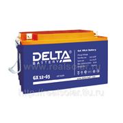 Аккумуляторная батарея Delta GX 65 А/ч гелевая фото