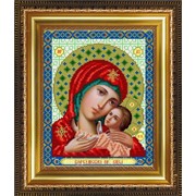 Рисунок на ткани для вышивания бисером “Пресвятая Богородица Корсунская“ VIA4210 фото