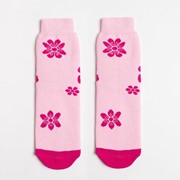 Носки женские махровые, цвет розовый, размер 23 фото