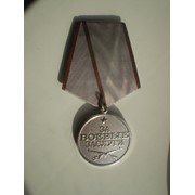 Медаль “за боевые заслуги“ с бланком удостоверения фото