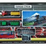 Ж/д Голубая стрела Классик, адаптер 220V, контроль скорости, длина пути 558см фото