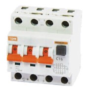 Автоматический выключатель дифференциального тока АВД63 4P C16 30мА фото