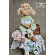 Девчушка-домовушка. текстильная кукла фотография
