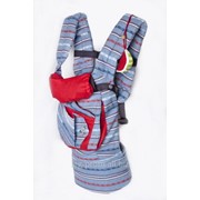 Эрго рюкзак-переноска “My baby Морской“ (касная подкладка) фото