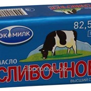 Масло Сливочное ЧК 82,5%,180гр.*30(Экомилк) фотография